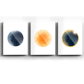 Collage de Cuadros del Eclipse Solar