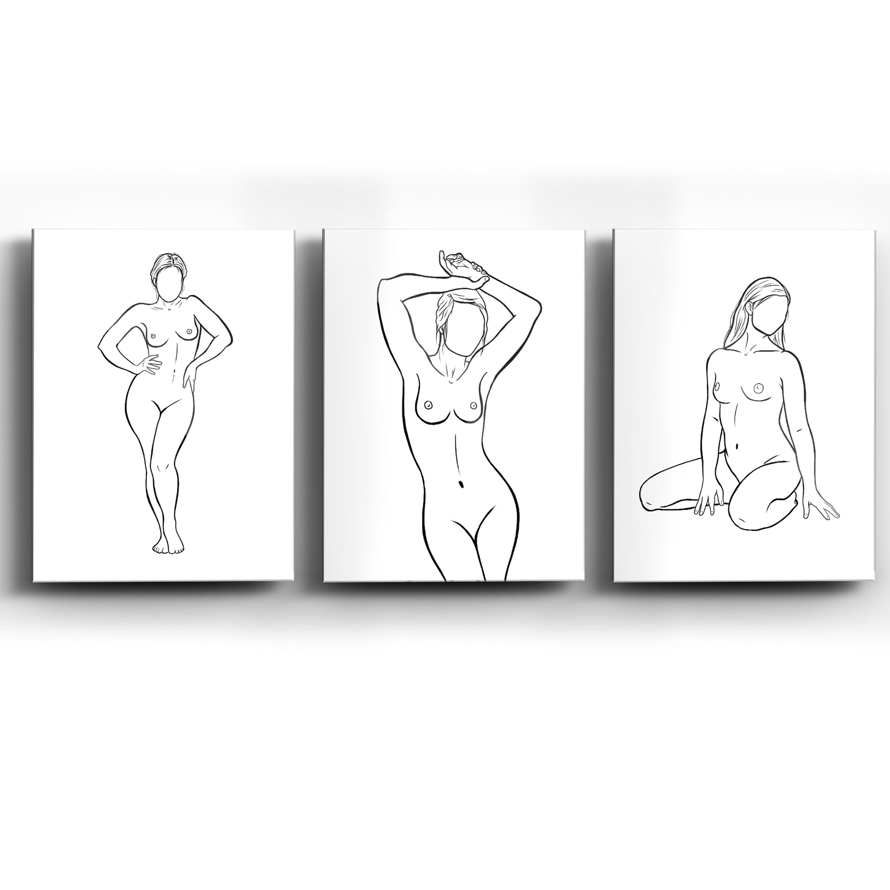 Collage de Cuadros de Silhouettes