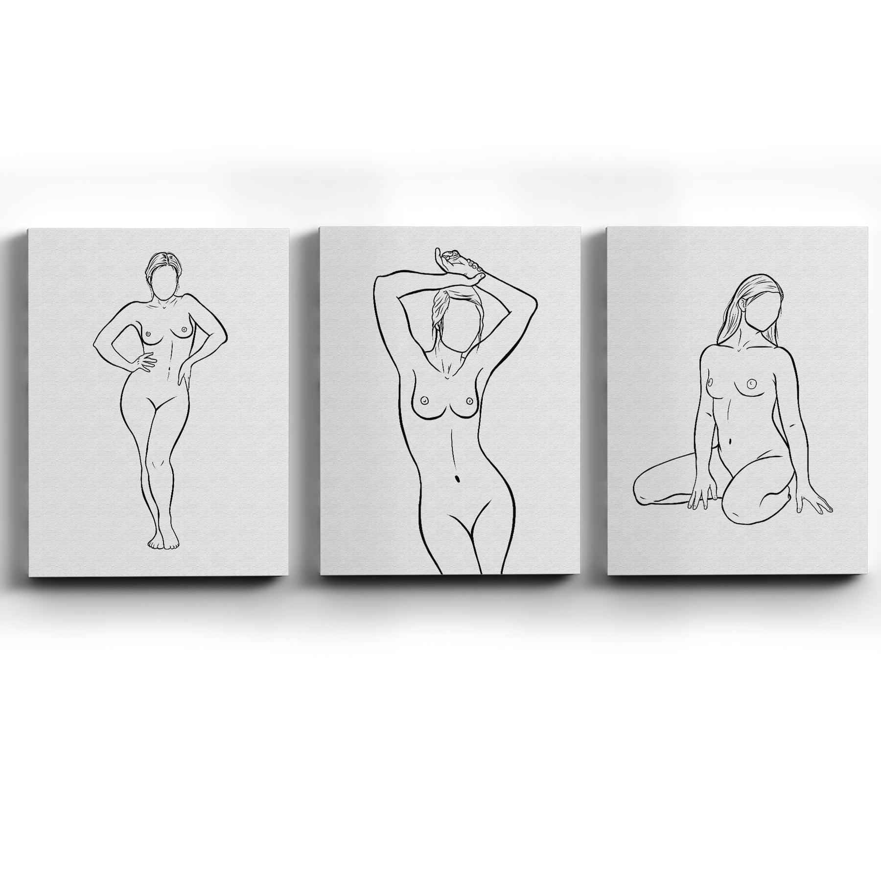 Collage de Cuadros de Silhouettes