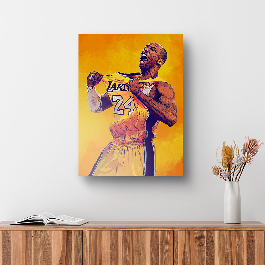Cuadro de Kobe Illustration