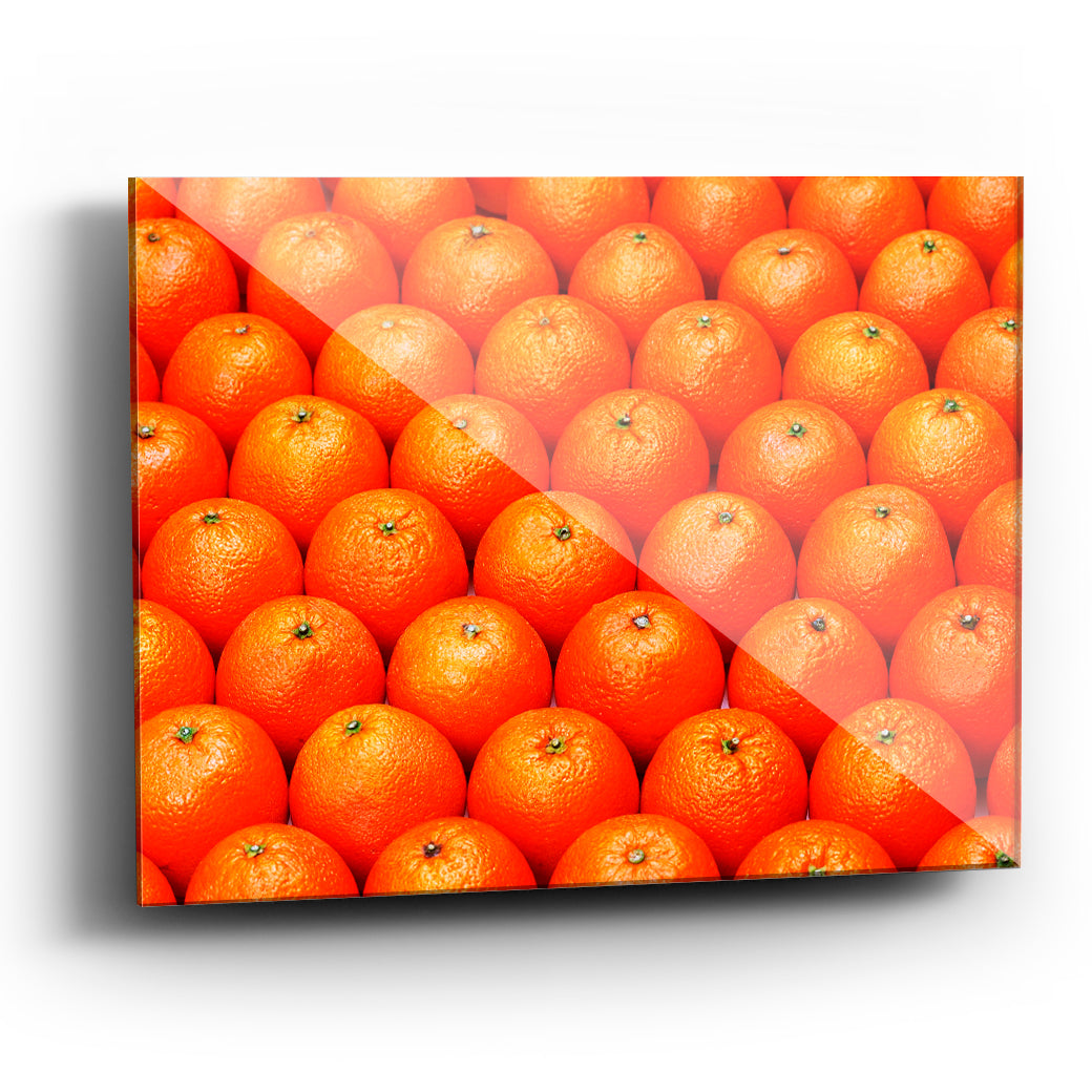 Cuadro de Patrón naranja