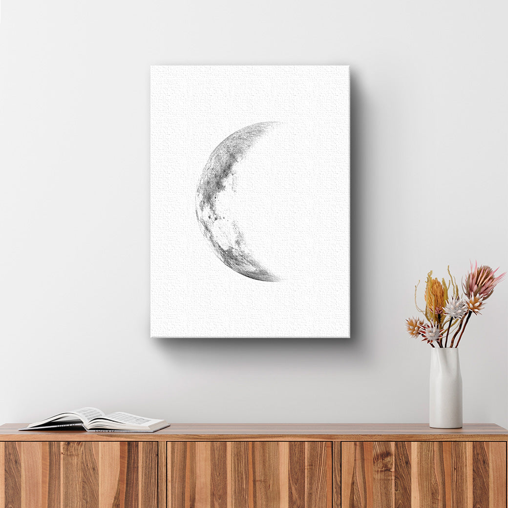 Cuadro acrílico Luna menguante - balcru #Tipo_Canvas