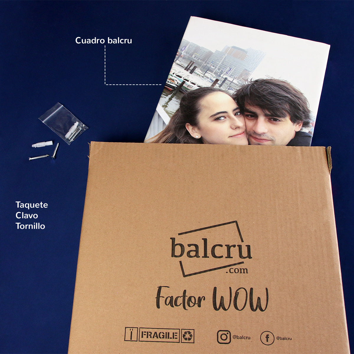 Collage de Cuadros Blue Bubble Gum