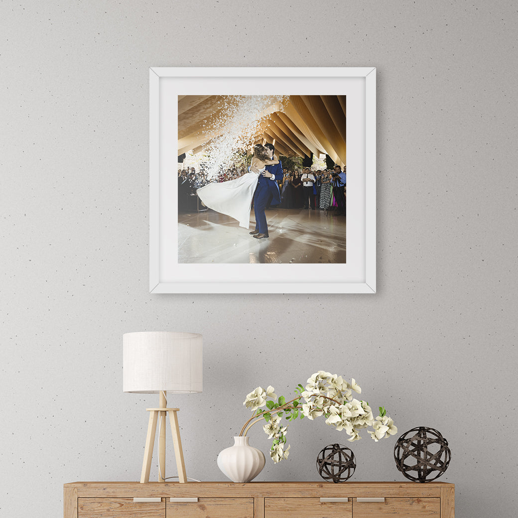 Cuadro Enmarcado Personalizable Cuadrado - balcru #color marco_blanco