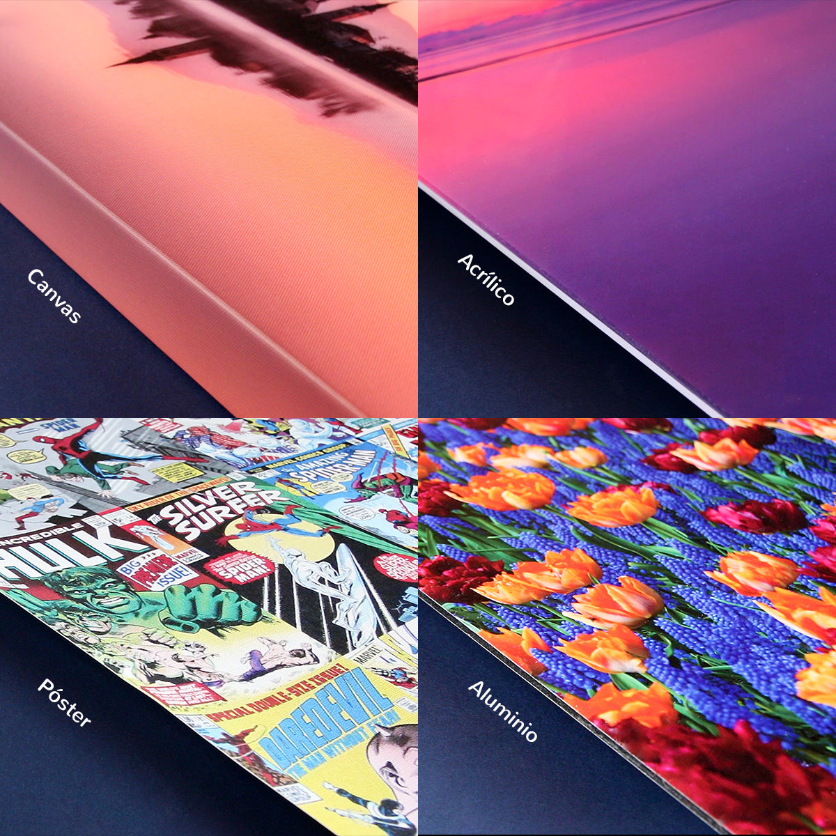 Cuadro de Neon Colores