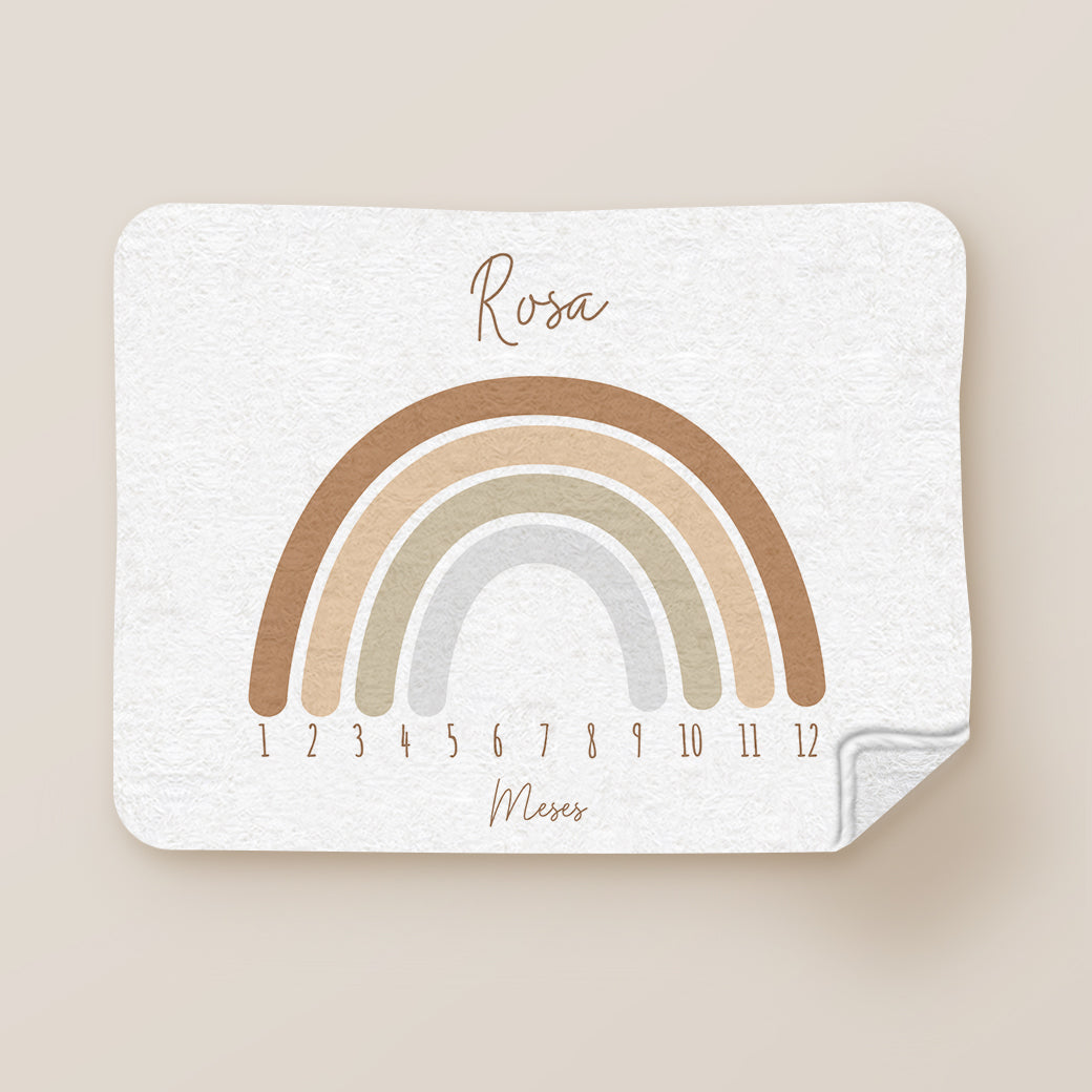 Frazada manta cobija personalizada para bebe balcru