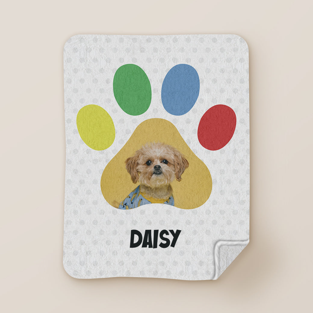 Frazada manta cobija personalizada para mascotas