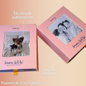 Paquete Imanes y Frazada