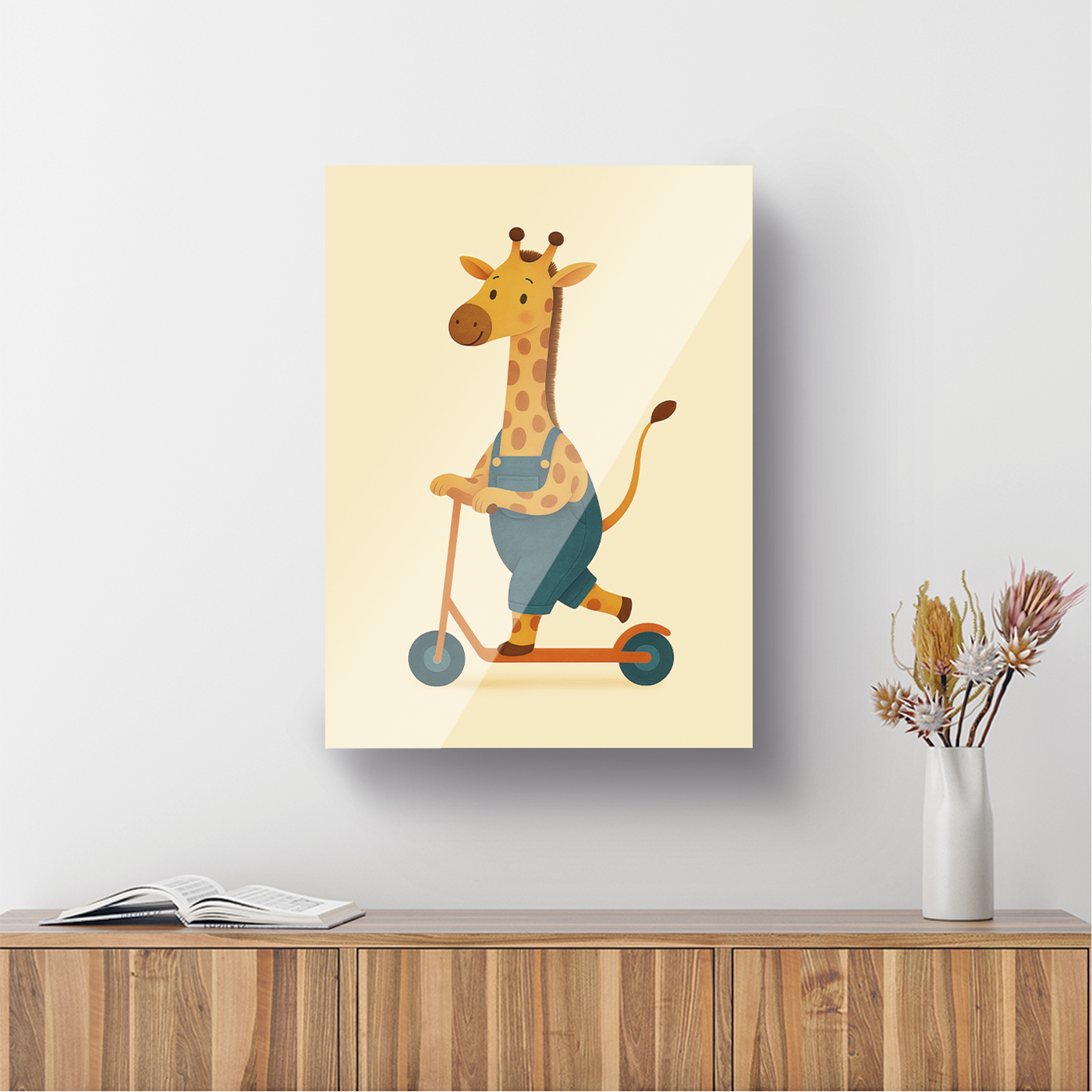 Cuadro Jirafa Baby Scooter