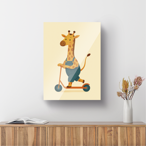 Cuadro Jirafa Baby Scooter