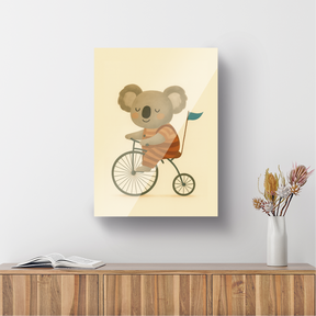 Cuadro Koala en Bicicleta