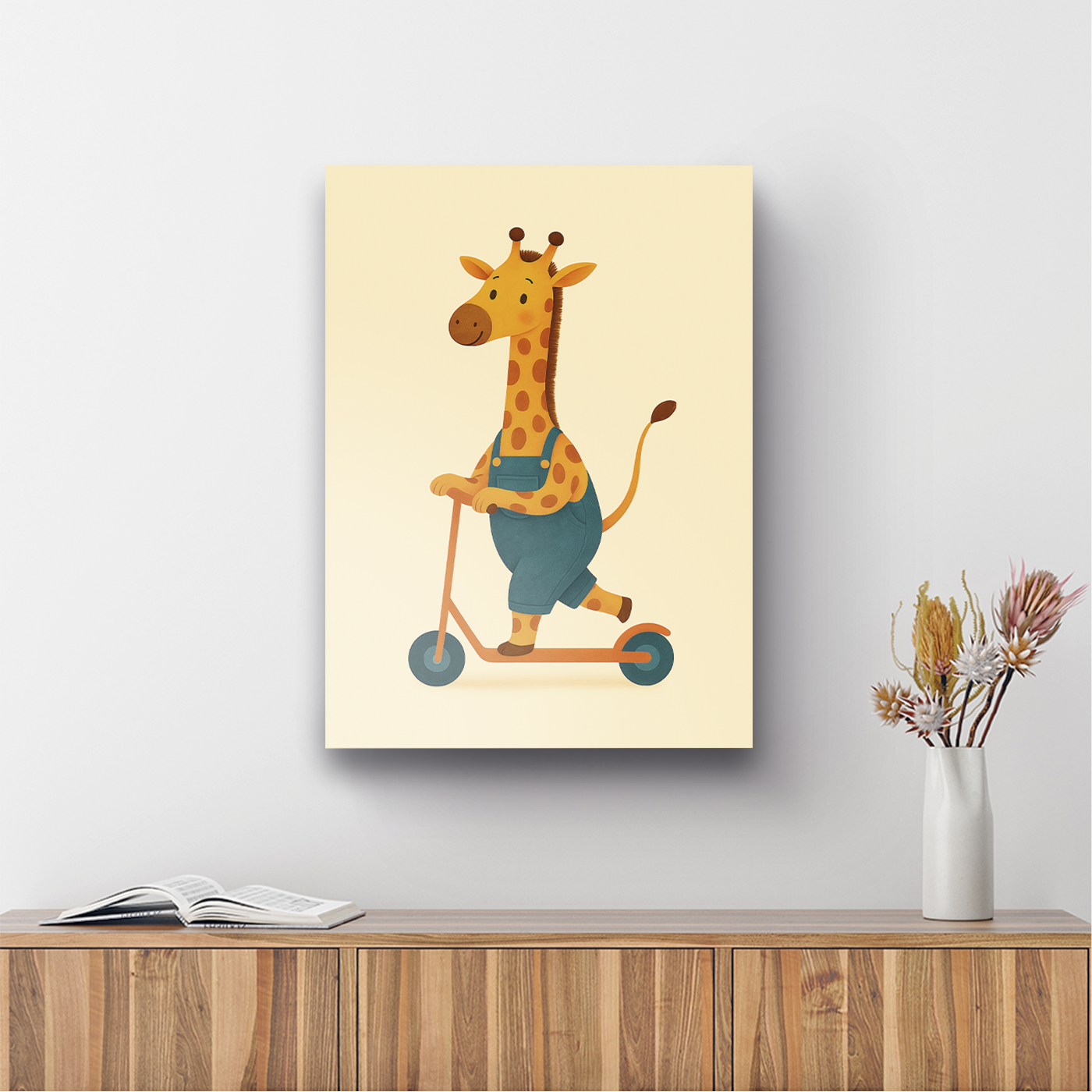 Cuadro Jirafa Baby Scooter