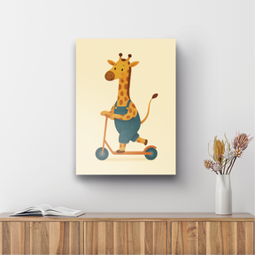 Cuadro Jirafa Baby Scooter