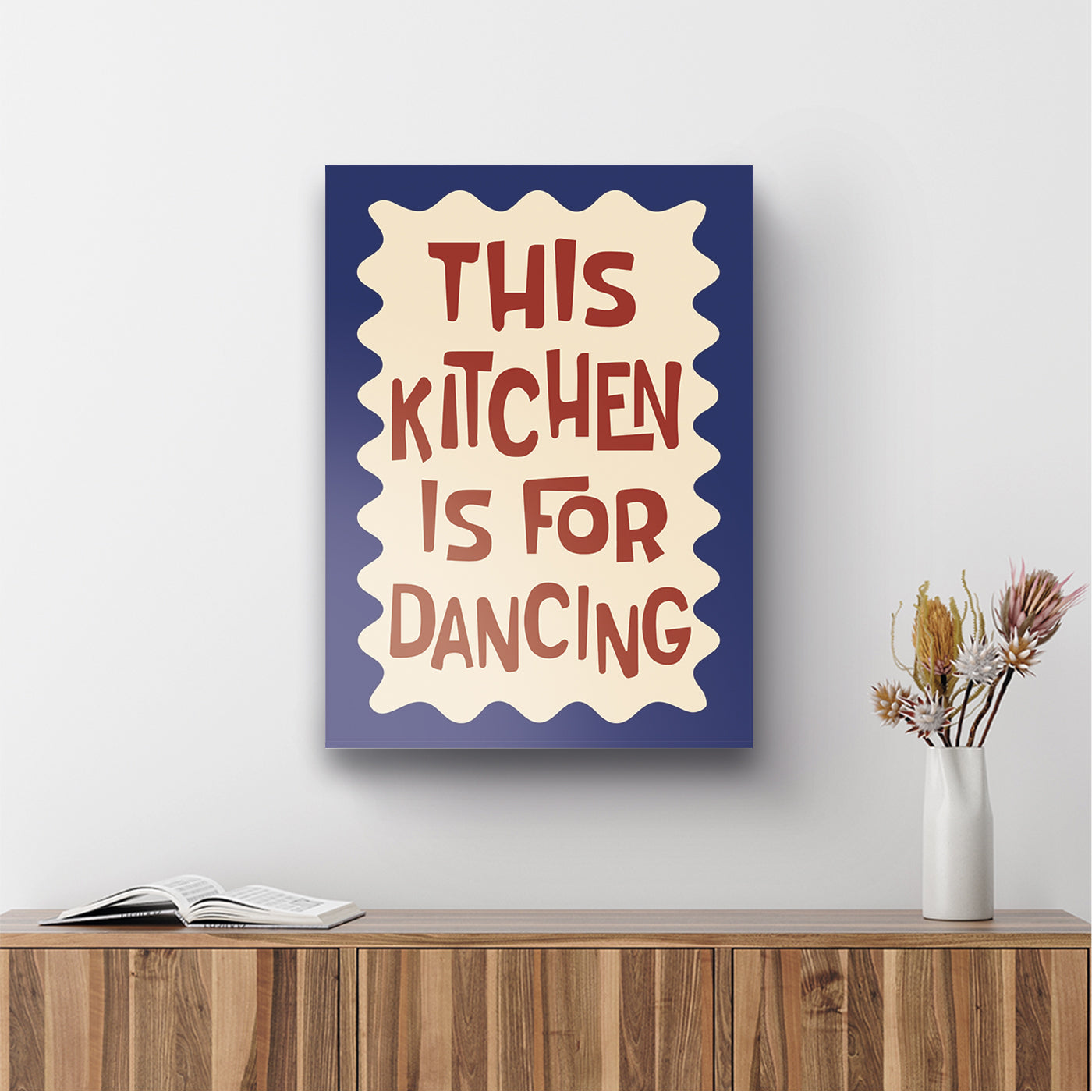 Cuadro decorativo This kitchen is for dancing