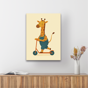 Cuadro Jirafa Baby Scooter