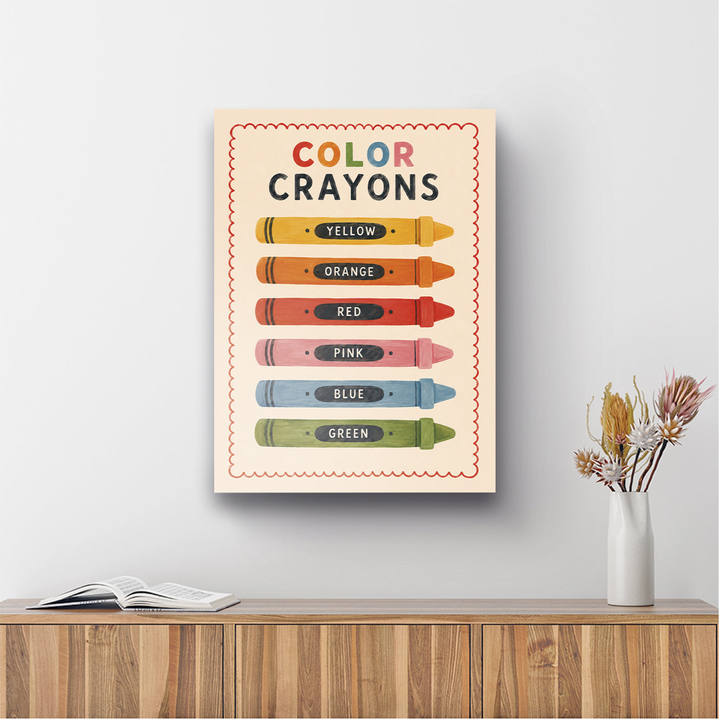 Cuadro decorativo Color Crayons