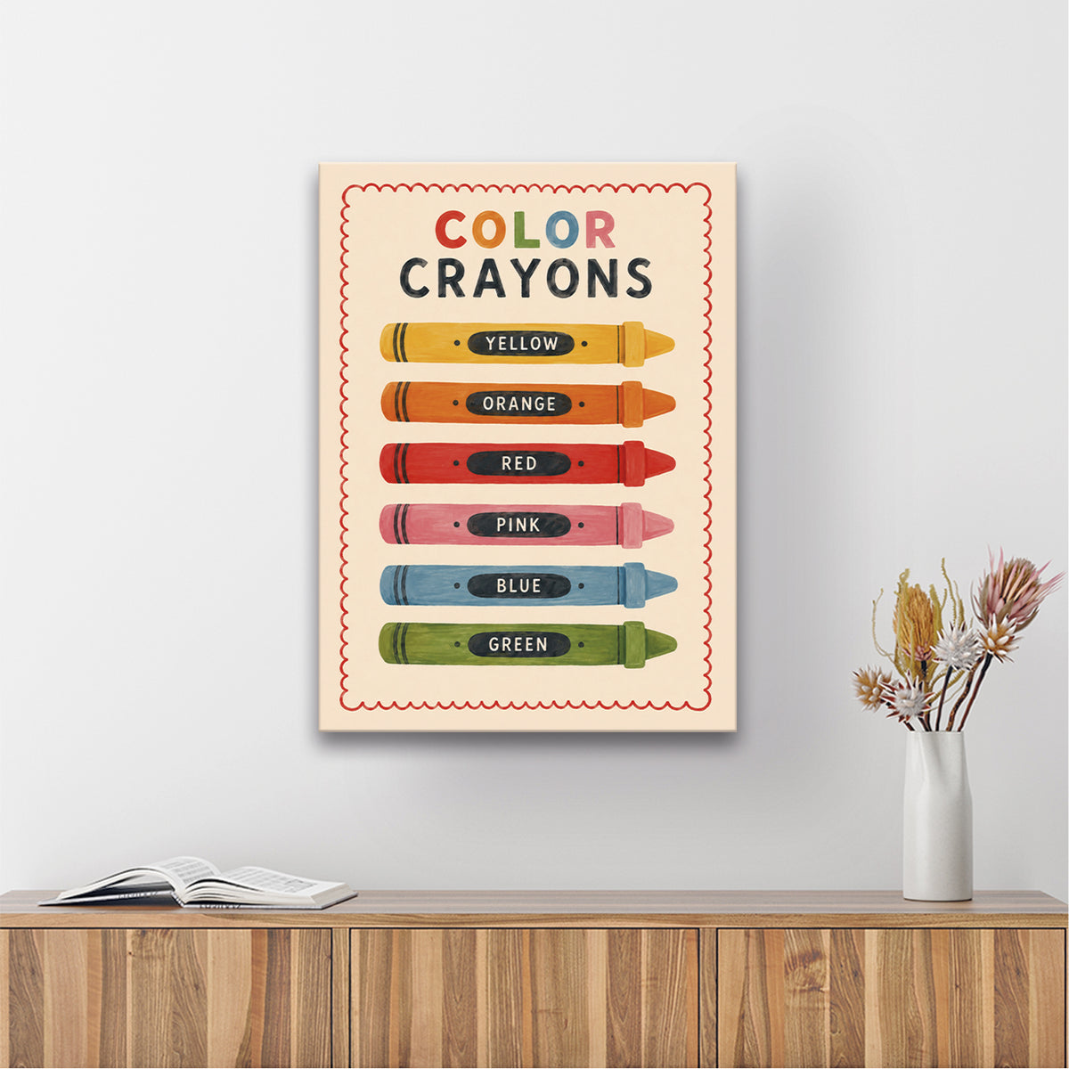 Cuadro acrílico - Color crayons balcru #Tipo_Canvas