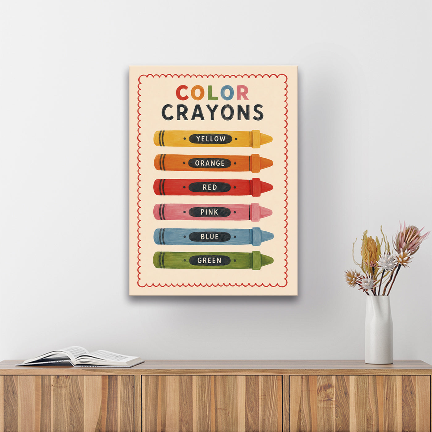 Cuadro decorativo Color Crayons