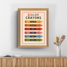 Cuadro decorativo Color Crayons