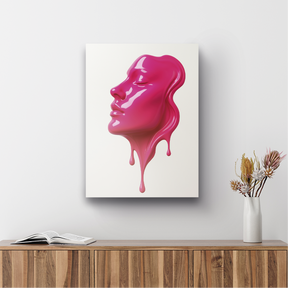 Rostro líquido rosa