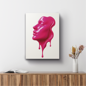 Rostro líquido rosa