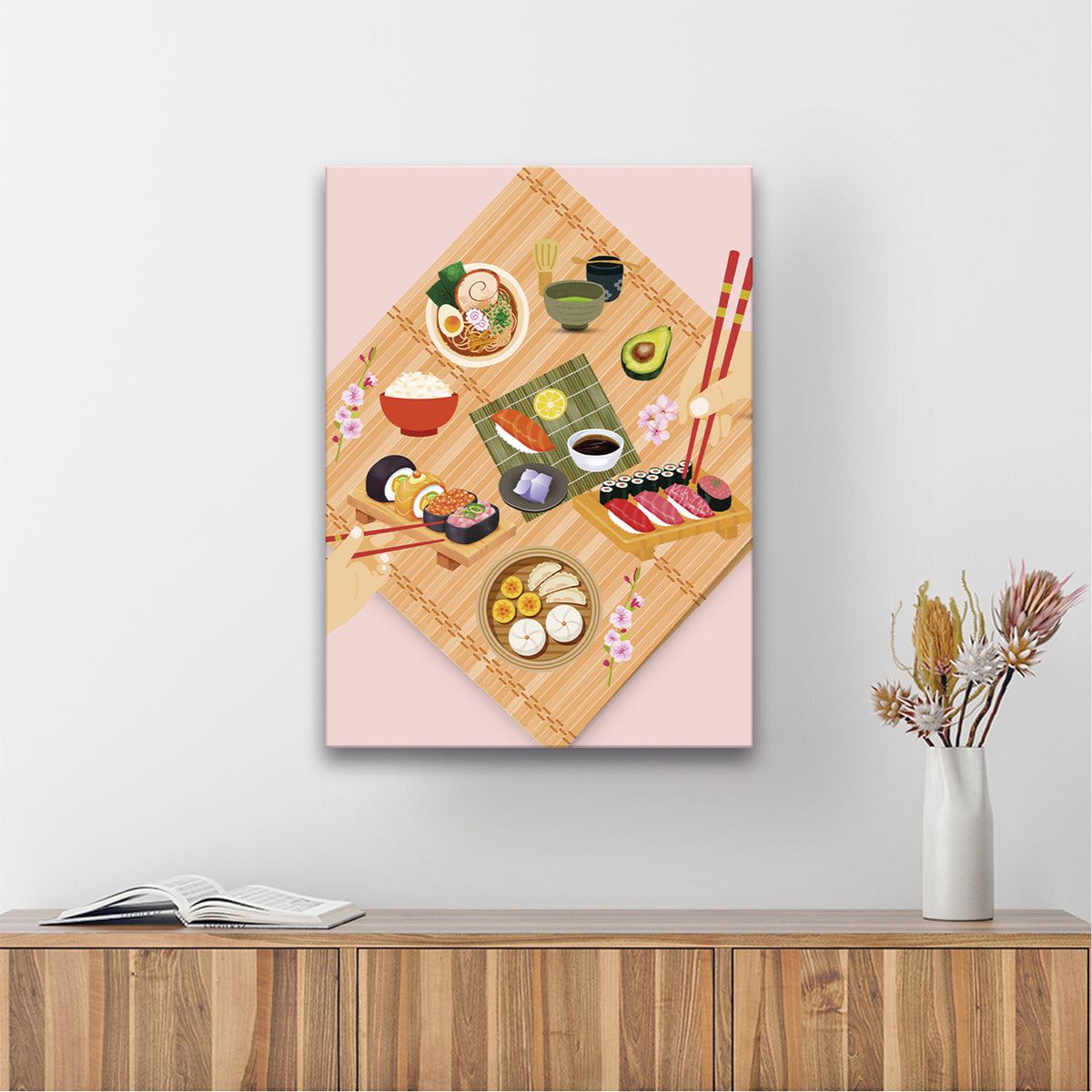 Cuadro acrílico - Sushi time  balcru #Tipo_Canvas