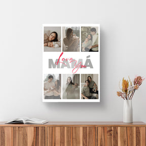Cuadro decorativo Love you Mamá