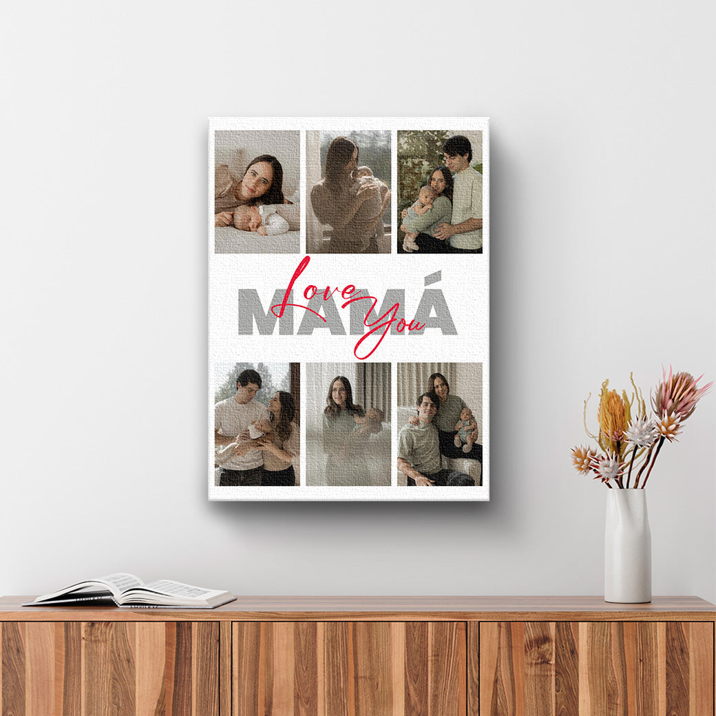 Cuadro acrílico - Love mamá #Tipo_Canvas