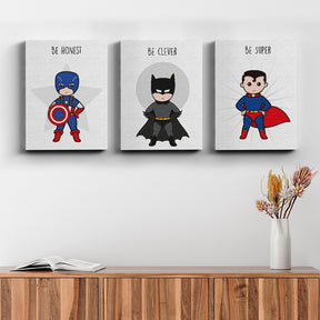 Collage de Cuadros Superhéroes