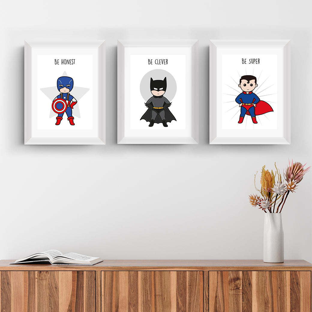 Collage de Cuadros Superhéroes