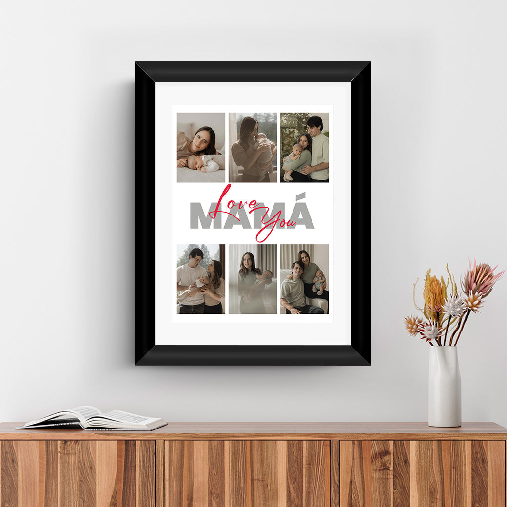 Cuadro decorativo Love you Mamá