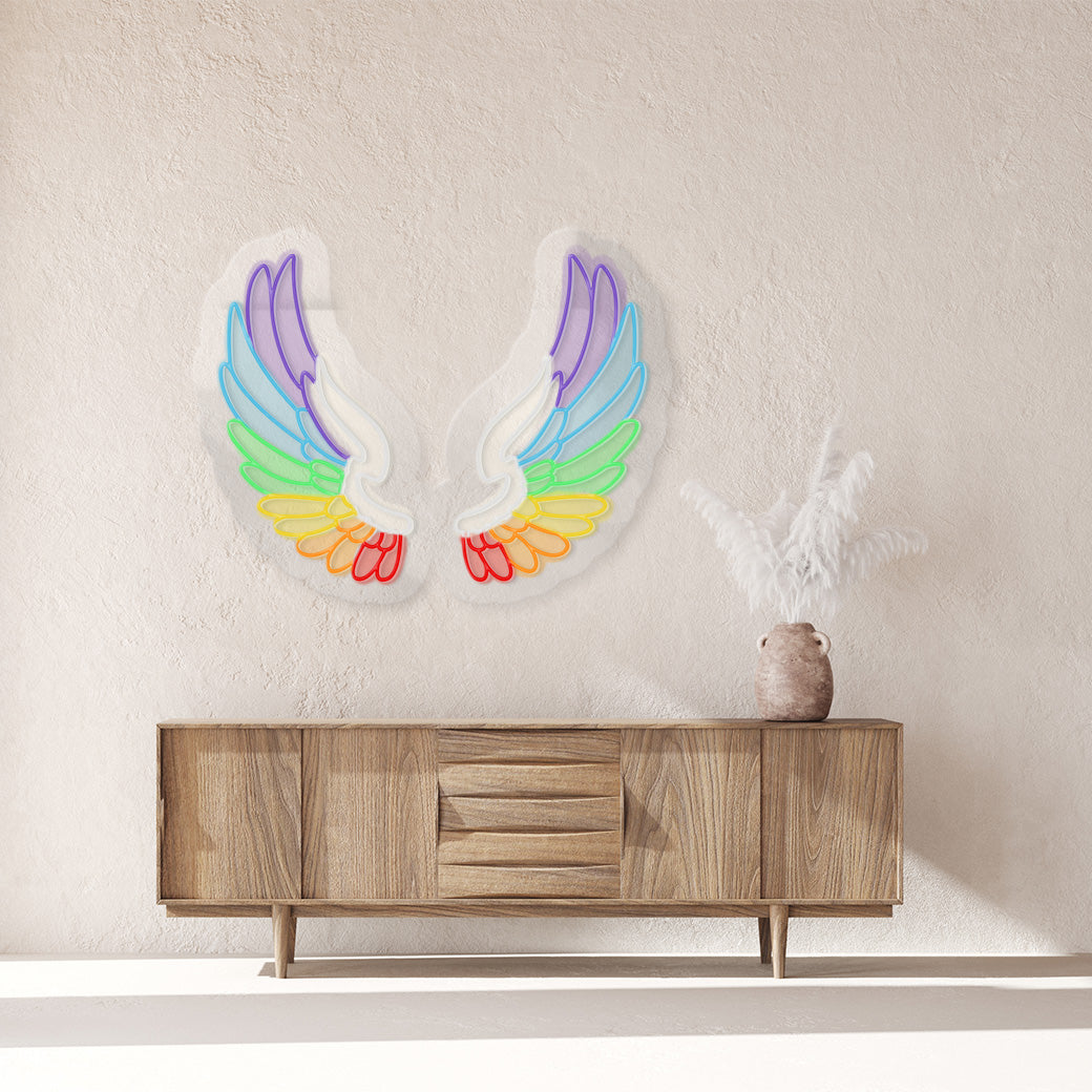 Alas ángel Neón - balcru #colores_arcoíris