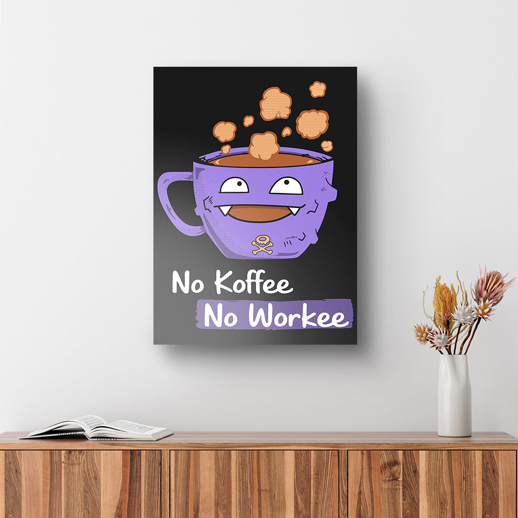 Cuadro No Koffee No Workee
