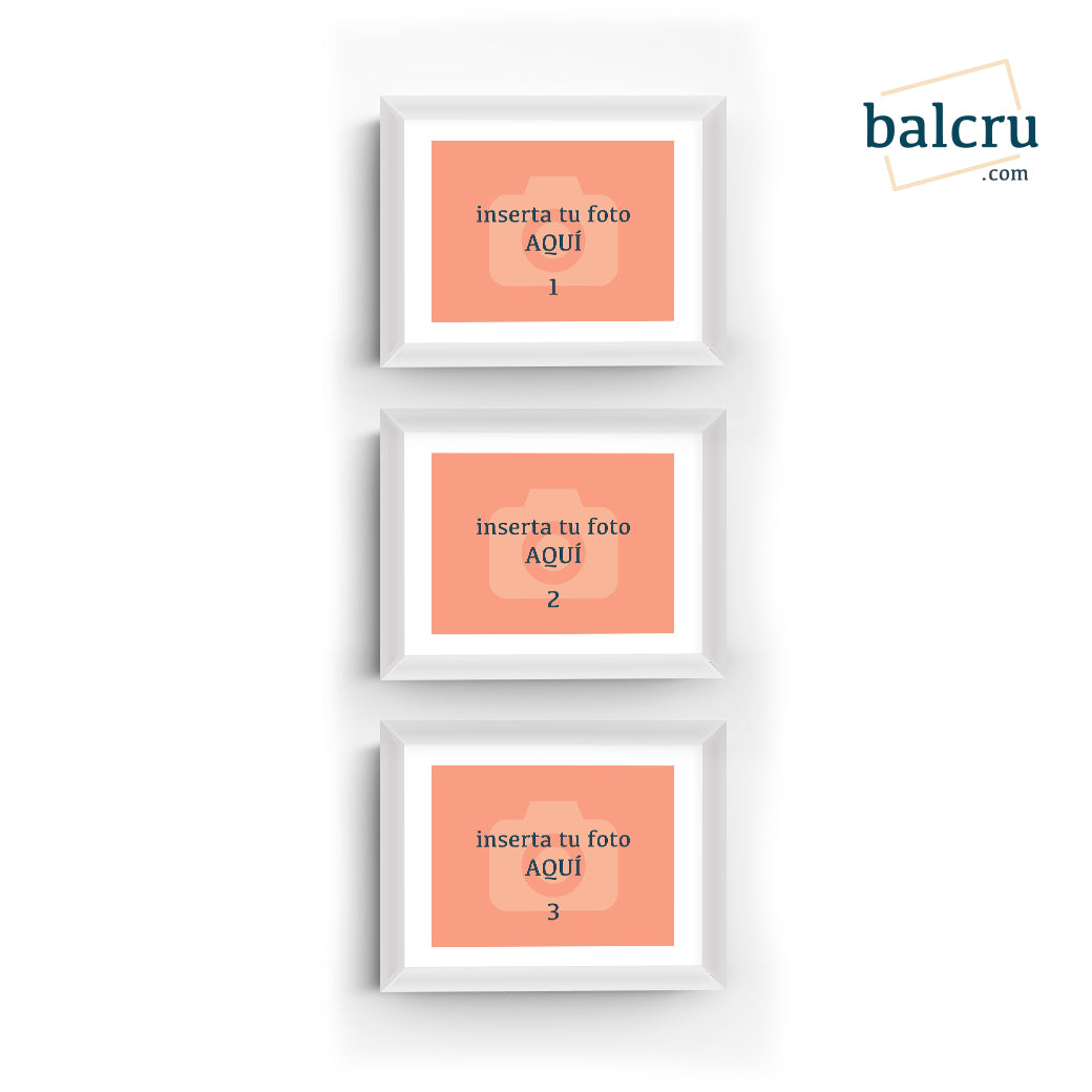 Collage de Cuadros Enmarcados 3 - balcru #color marco_blanco