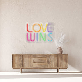 Love wins Neón