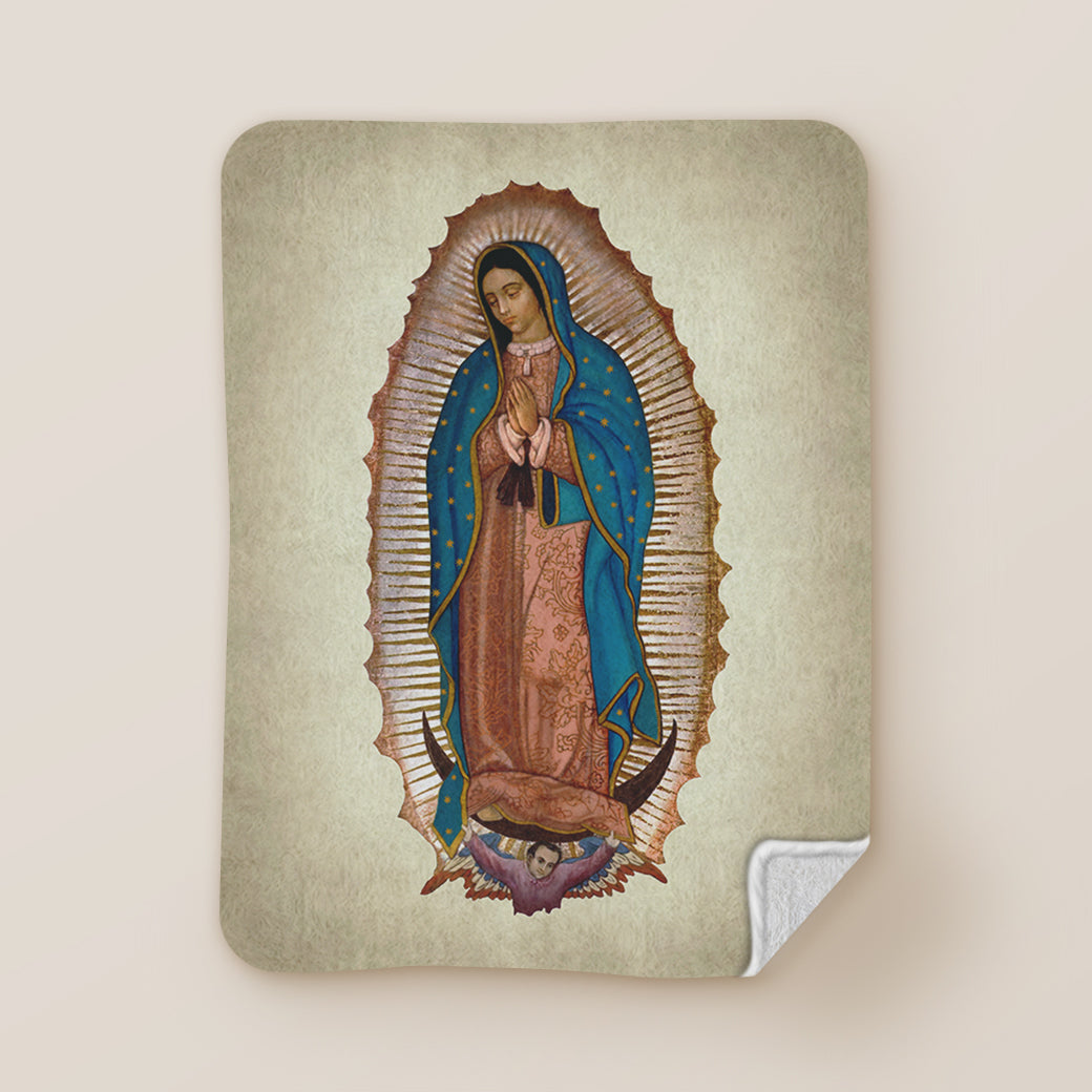 Cobija Frazada Virgen de Guadalupe - balcru