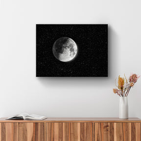 Cuadro decorativo Luna en 3D