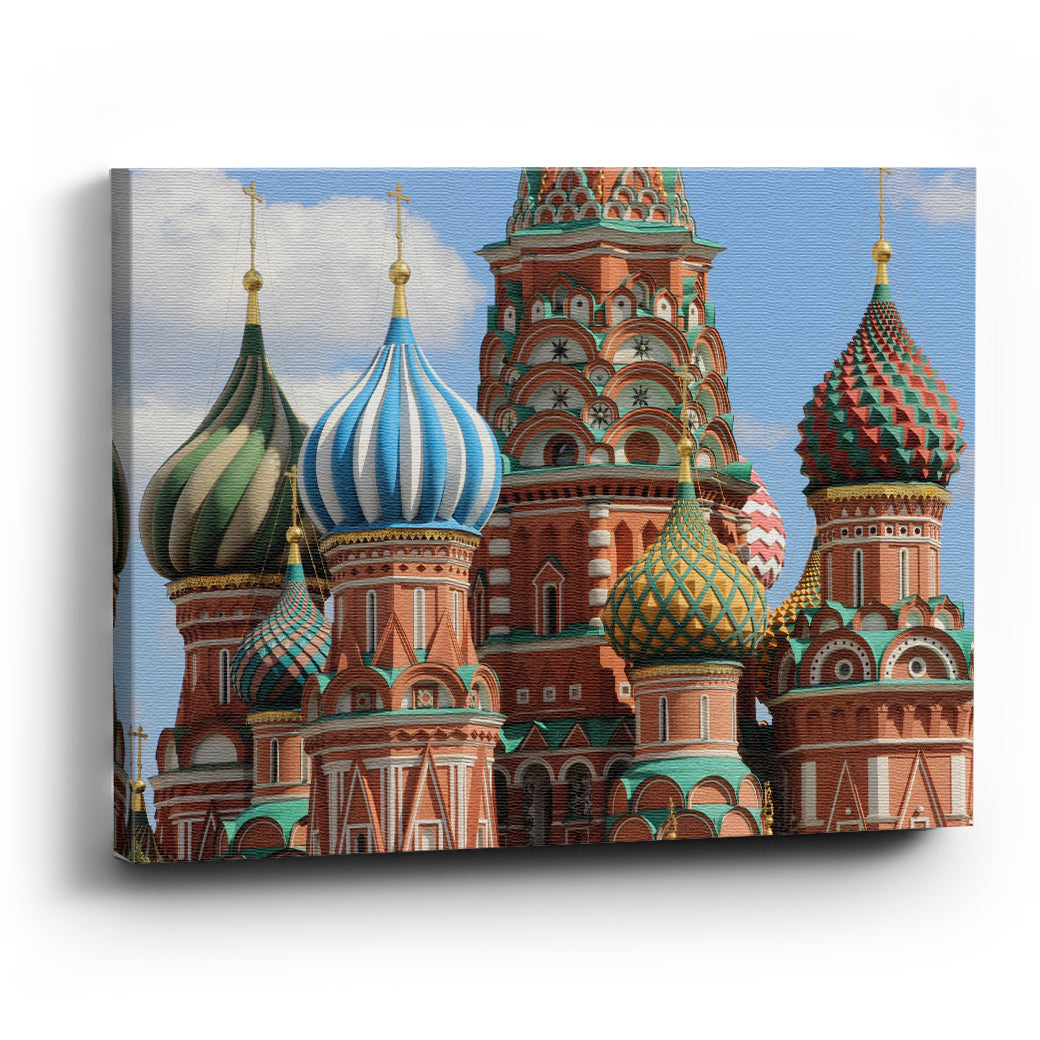 Cuadro canvas Hermosa catedral de San Basilio en Moscú Rusia Rodrigo Magaña- balcru #Tipo_Canvas