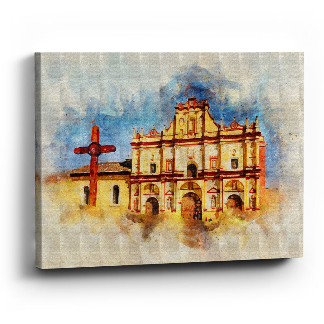 Cuadro Canvas Catedral de San Cristobal Saas - balcru #Tipo_Canvas