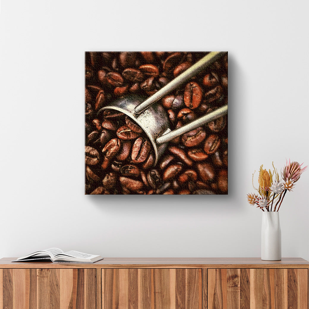 Cuadro canvas Coffee grains - balcru #Tipo_Canvas