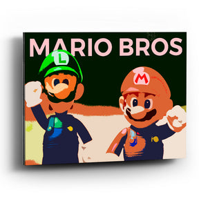 Cuadro de Luigi y Mario