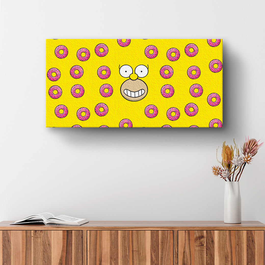 Cuadro canvas Dona Simpsons - balcru #Tipo_Canvas