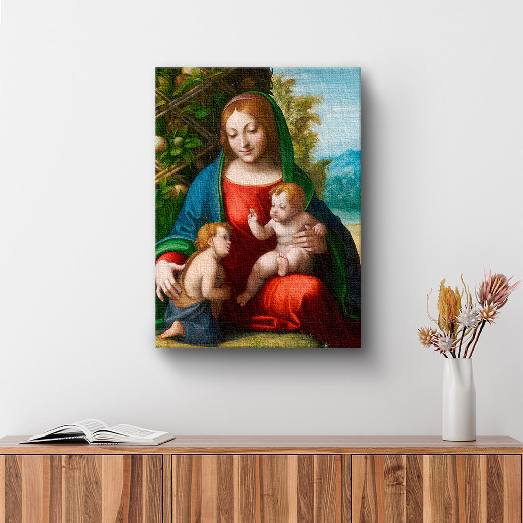 Cuadro acrílico Virgin and Child with the Young Saint John the Baptist - balcru #Tipo_Canvas