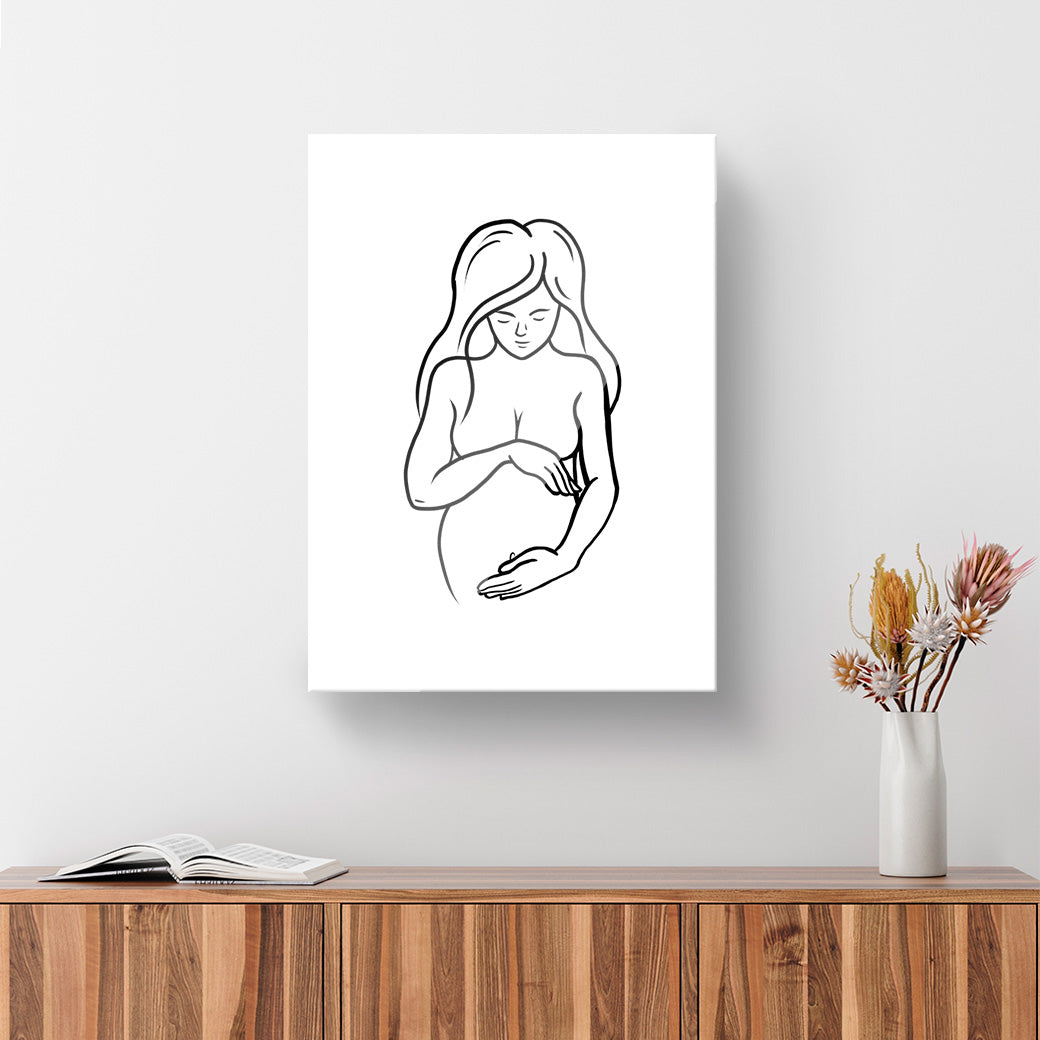 Cuadro decorativo Mujer embarazada